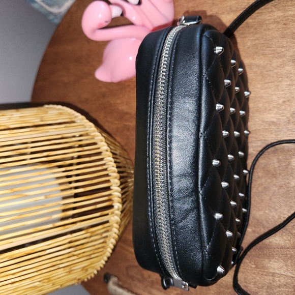 Rebecca Minkoff black studded crossbody - Picture 4 of 5